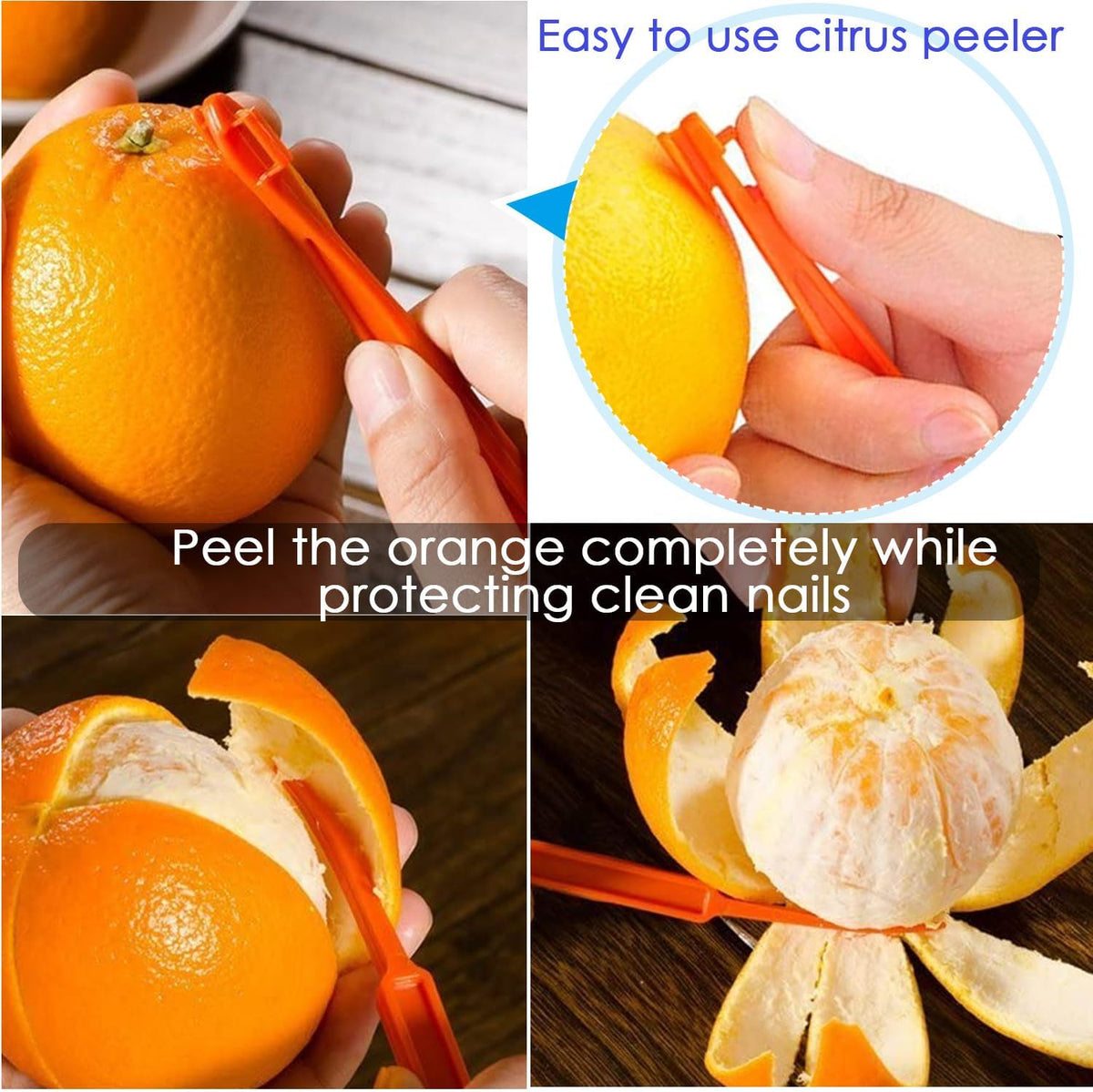 Clea | Descascador de Legumes 3 em 1 | Com Faca Julienne | Multifuncional