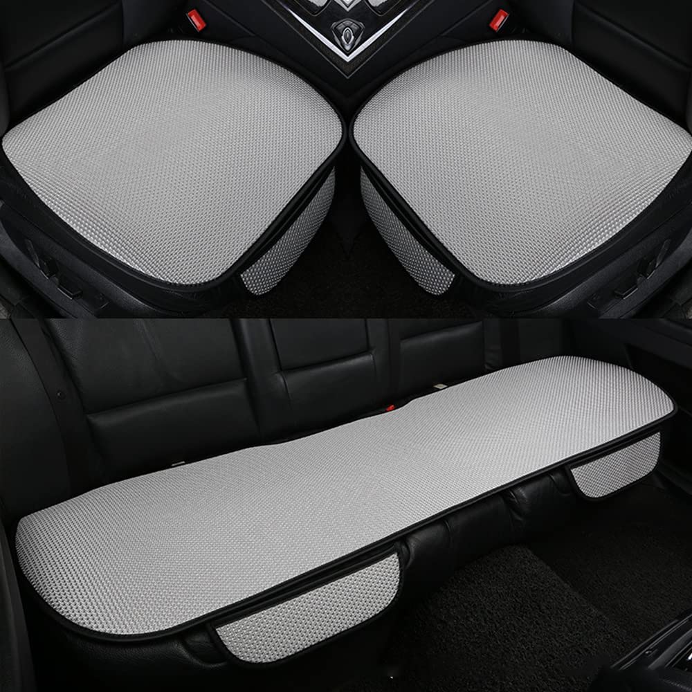 Yasmin | Capas de Assento para Carro | Conjunto 3 Peças, Antiderrapante, Efeito Massagem