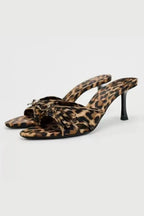 Sapatos de Dança Latina Femininos | Salto Slip-on | Malha Respirável