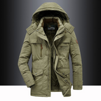 Maren | Homem Parka de Inverno com Capuz Ajustável