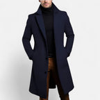 Rhea | Casaco Puffer Masculino Acolchoado com Capuz Longline