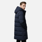 Nova | Homem Parka Acolchoada Longa com Capuz