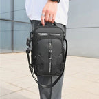Mochila antifurto impermeável com porta USB e sleeve para portátil