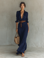 Romy | Vestido Longo Boho Feminino Estampado