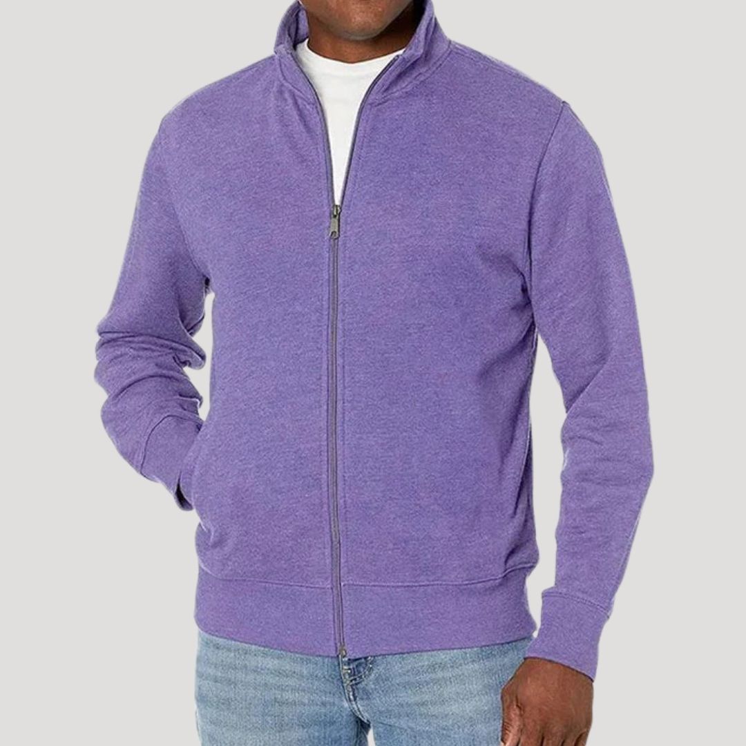 Neela | Homem Casaco Casual com Fecho de Correr