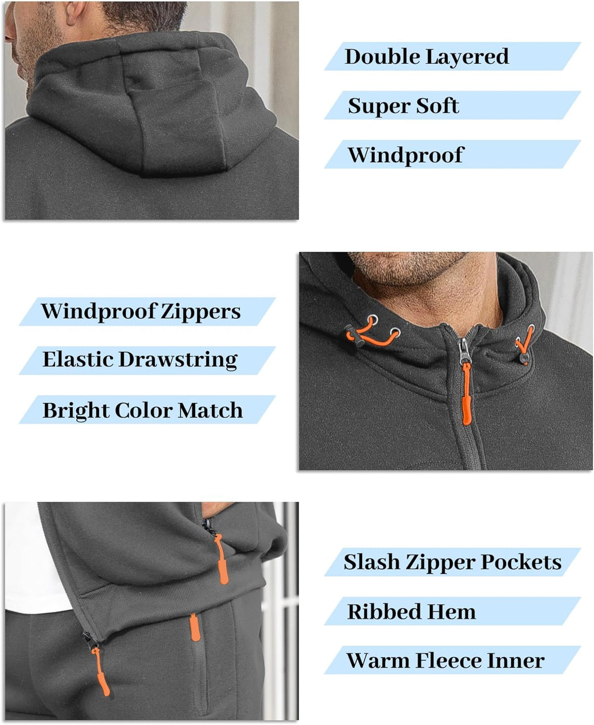 Fato de Treino Masculino | Slim-Fit, Respirável, Elástico | Iris