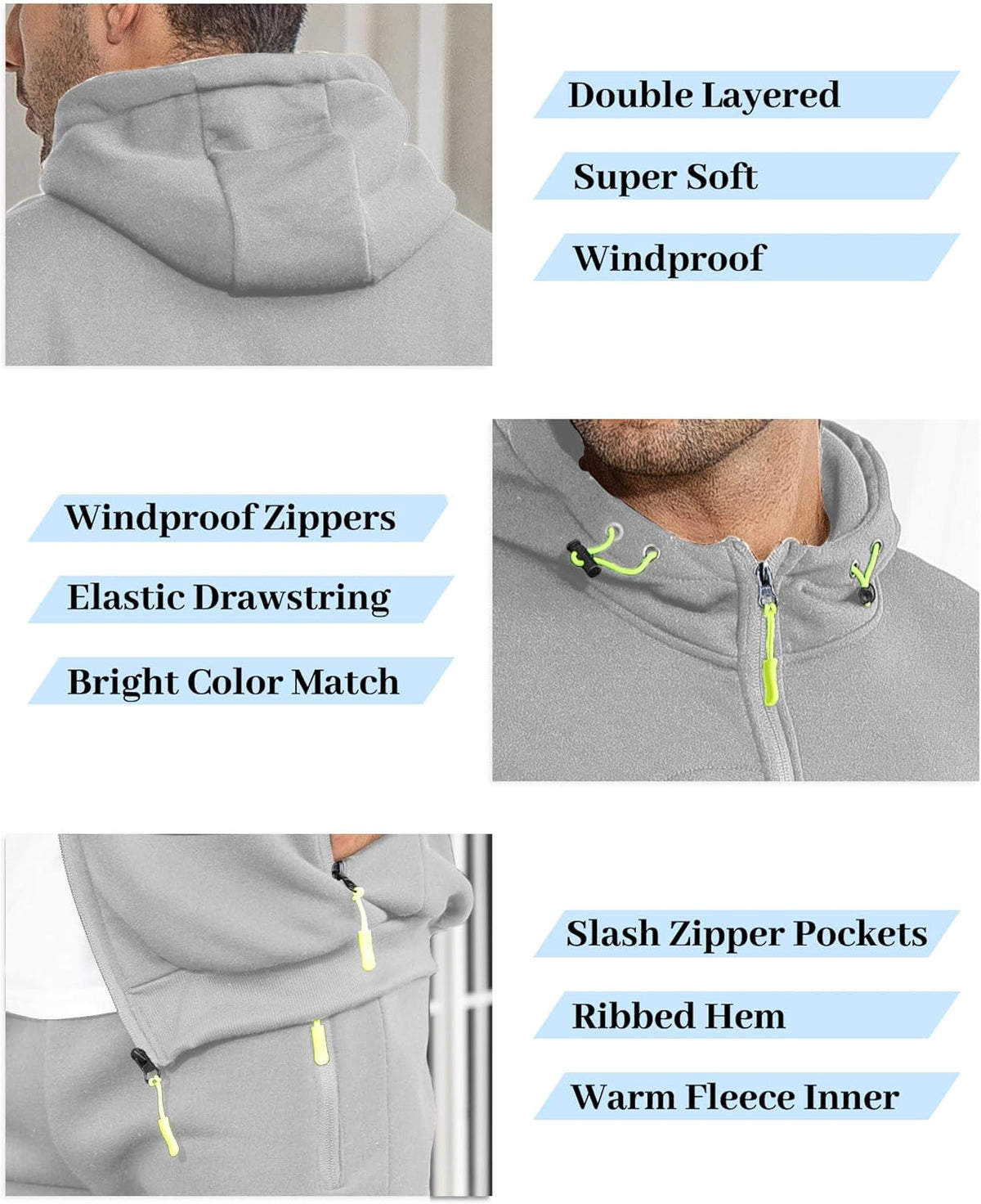 Fato de Treino Masculino | Slim-Fit, Respirável, Elástico | Iris