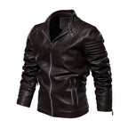 Saoirse | Homem Biker Jacket Forrado Ombros Estruturados