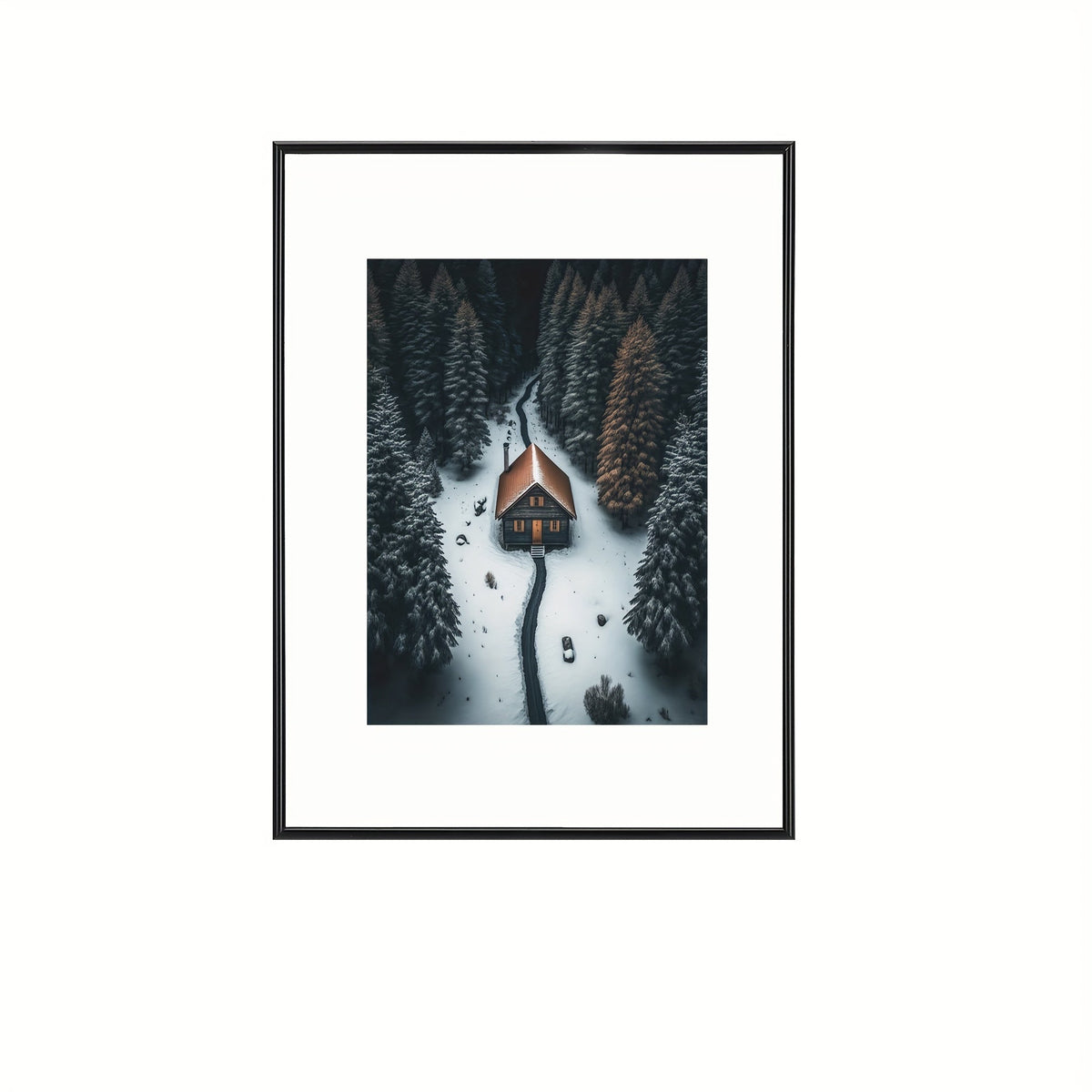 Moldura para Foto | Decoração Parede e Mesa, Preta | Zinnia