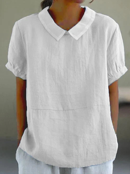 Opal | Blusa Feminina Manga Curta Gola Aberta