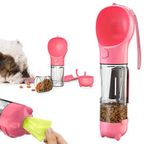 Kira | Garrafa de Água Portátil 3 em 1 para Animais | Dispensador, Tigela | Sem BPA