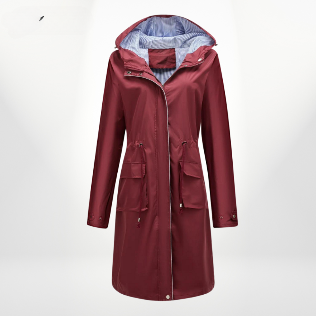 Wren | Casaco Anorak Feminino com Capuz Comprimento Médio