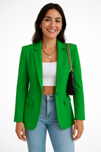 Ottoline | Blazer Feminino Estruturado Botão Único