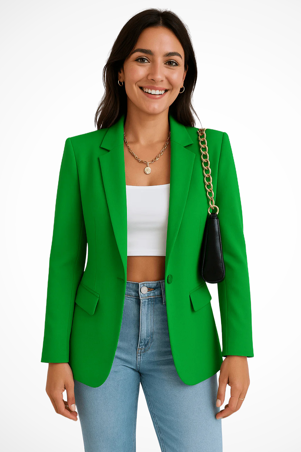 Ottoline | Blazer Feminino Estruturado Botão Único