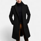 Rhea | Casaco Puffer Masculino Acolchoado com Capuz Longline