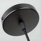 Wynne | Lustre LED Industrial Retro | Gaiola de Ferro Preto | 1 ou 3 Luzes