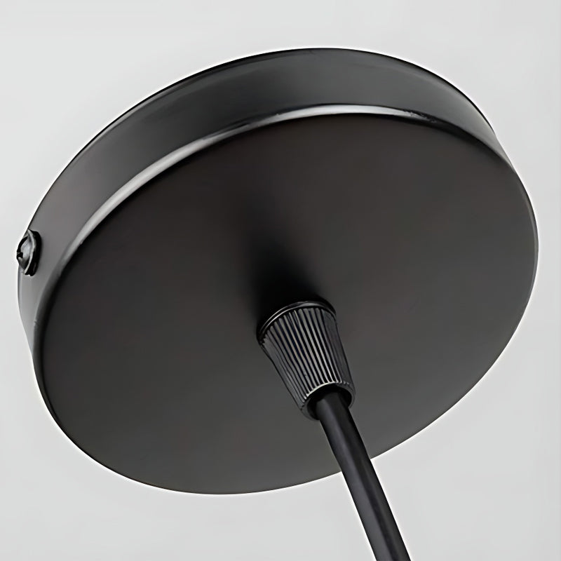 Wynne | Lustre LED Industrial Retro | Gaiola de Ferro Preto | 1 ou 3 Luzes