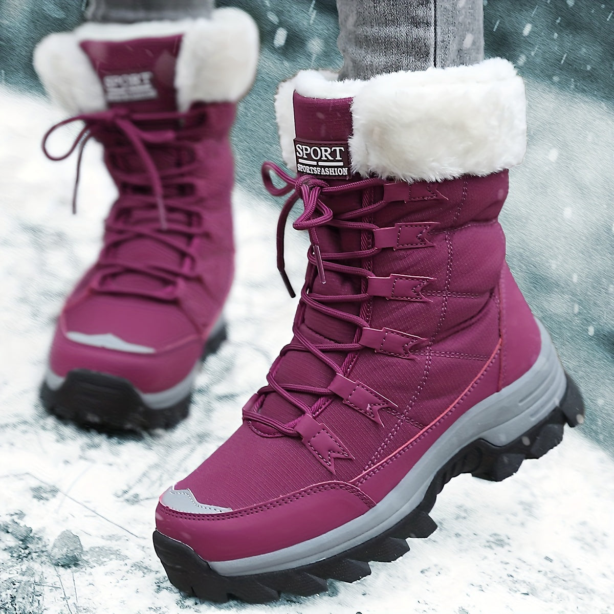Greta | Botas de Inverno Femininas Impermeáveis Forradas