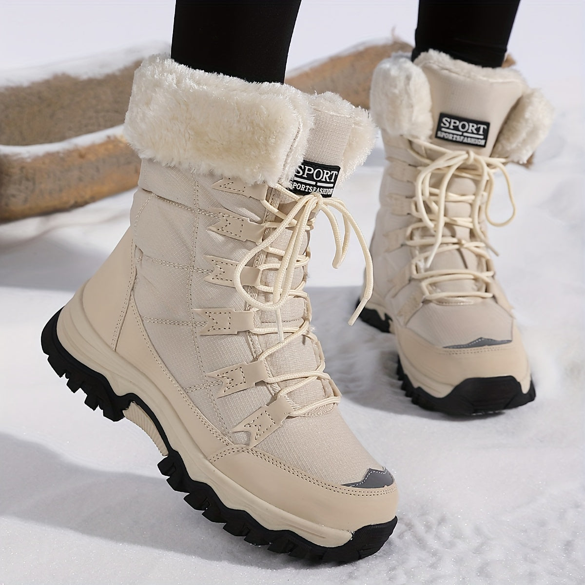 Greta | Botas de Inverno Femininas Impermeáveis Forradas