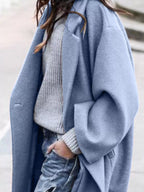 Luna | Casaco Longo Feminino Oversized Inverno