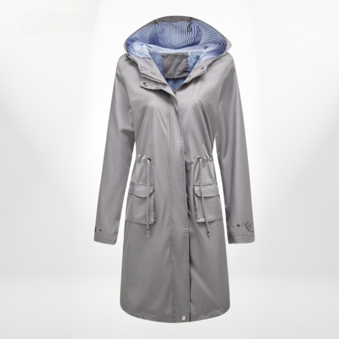 Wren | Casaco Anorak Feminino com Capuz Comprimento Médio