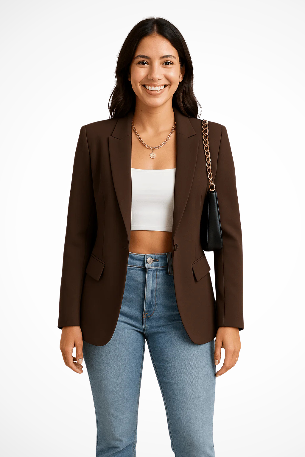 Ottoline | Blazer Feminino Estruturado Botão Único