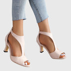 Sapatos de Dança Latina Feminino | Salto Médio, Rosa e Preto