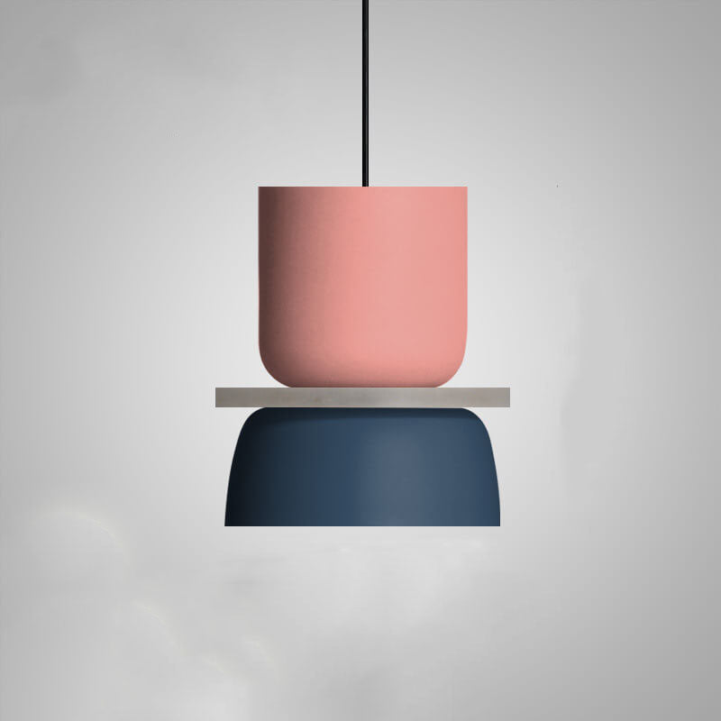 Briar | Luminária Pendente Dome | Estilo Nórdico, LED, Liga de Zinco Bicolor