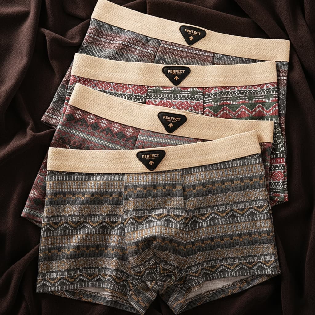 Sorrel | Homem Cuecas Boxer Algodão Orgânico Retro