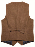 Birdie | Homem Colete Herringbone Ajuste Sob Medida