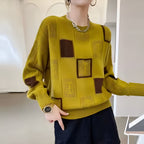Cosima | Camisola de Malha Geométrica Relaxed Fit