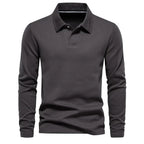 Perla | Polo de Malha Masculino Gola Polo Botões