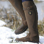 Nova | Botas de Equitação Couro Impermeável Inverno