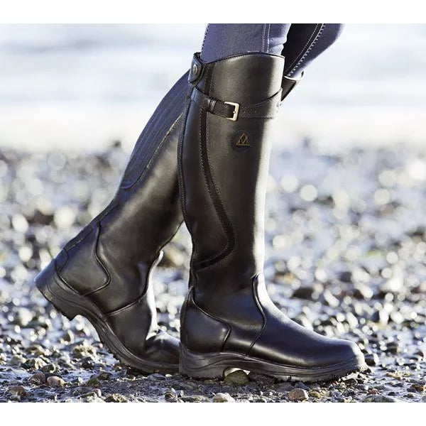 Nova | Botas de Equitação Couro Impermeável Inverno