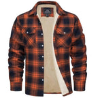 Marlowe | Homem Camisa Jaqueta Flanela Xadrez Forro Sherpa