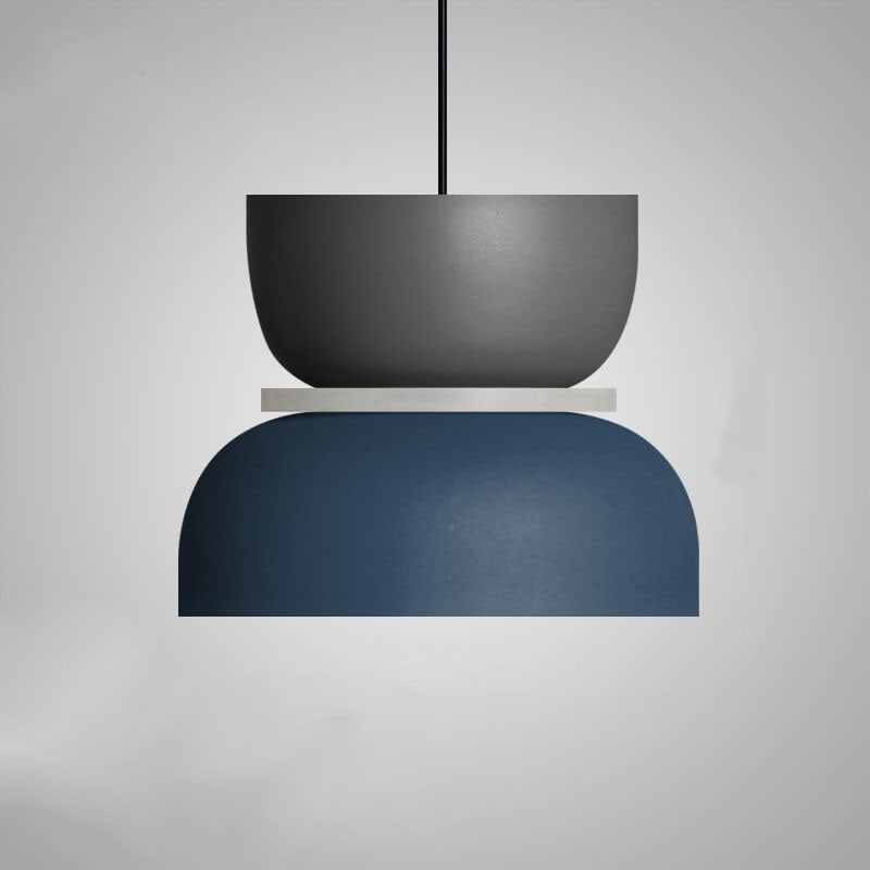Briar | Luminária Pendente Dome | Estilo Nórdico, LED, Liga de Zinco Bicolor