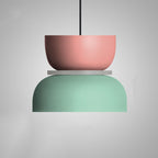 Briar | Luminária Pendente Dome | Estilo Nórdico, LED, Liga de Zinco Bicolor