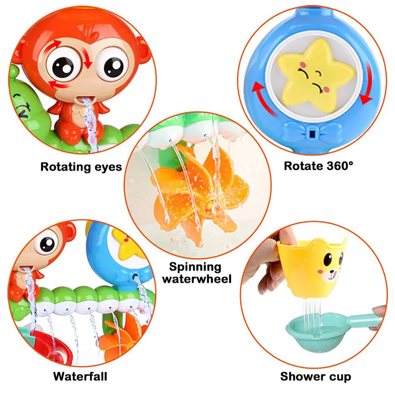 Brinquedo de Banho Infantil | Educativo, Animais, Ventosa | Anouk