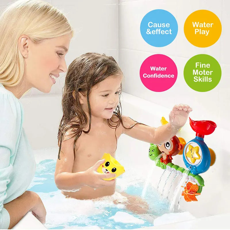 Brinquedo de Banho Infantil | Educativo, Animais, Ventosa | Anouk