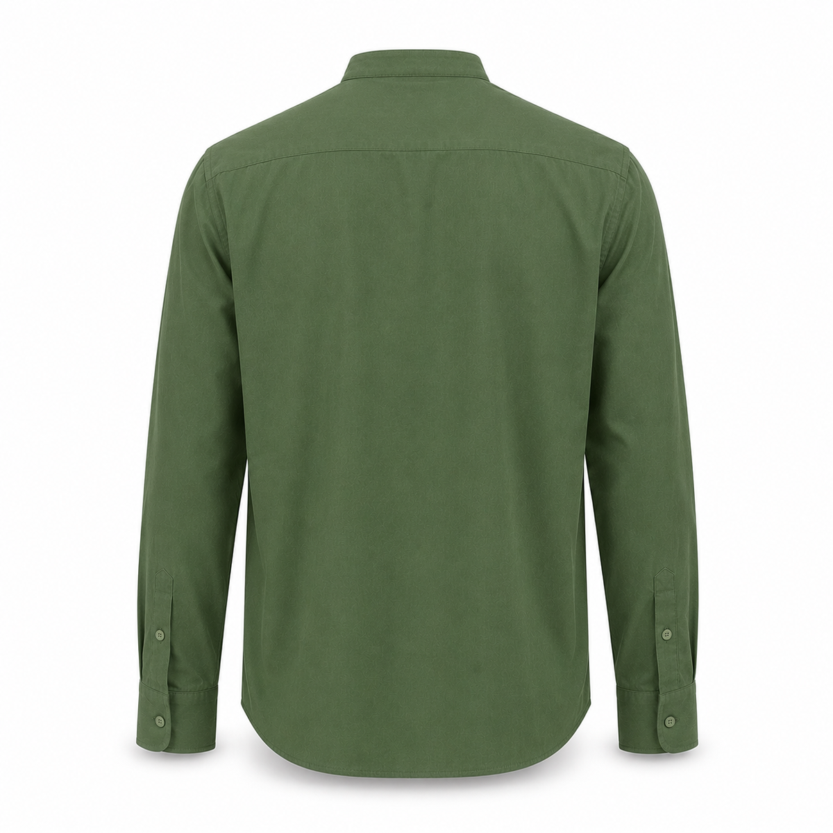 Camisa Masculina Manga Longa Respirável com Botões e Corte Confortável