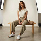 Anouk | Mulher Jeans Baggy Cintura Alta Relaxado