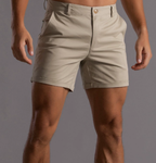 Calções Homem Tailored | Casual, Algodão Twill