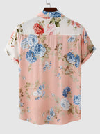Maeve | Camisa Floral Masculina Manga Curta