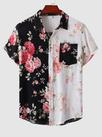 Maeve | Camisa Floral Masculina Manga Curta