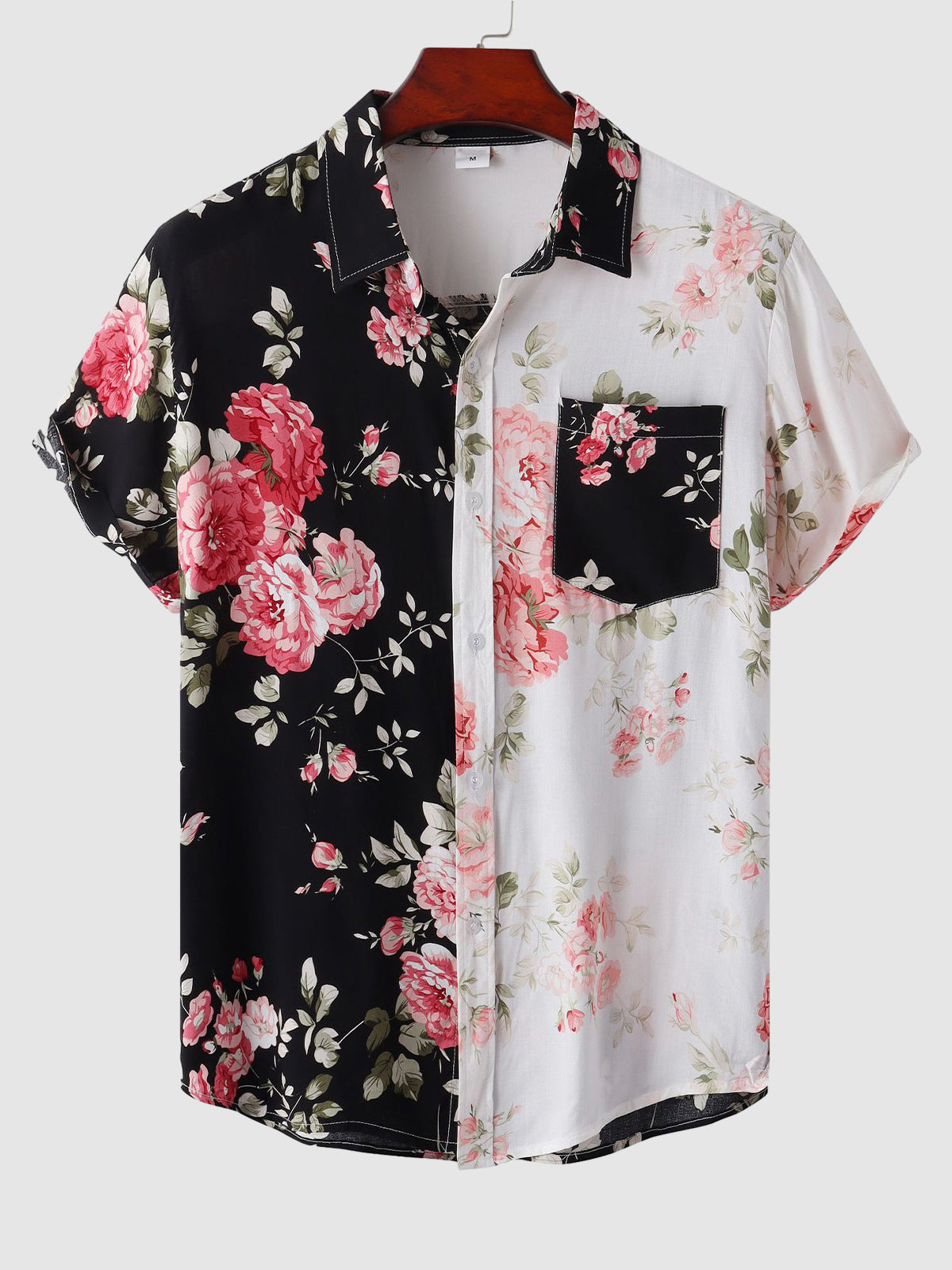 Maeve | Camisa Floral Masculina Manga Curta