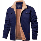 Ondina | Homem Bomber Jacket Forrada Sherpa Botões