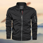 Embla | Homem Bomber Jacket Slim Fit Corta-Vento