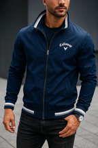 Nina | Homens Bomber Jacket Leve com Zíper