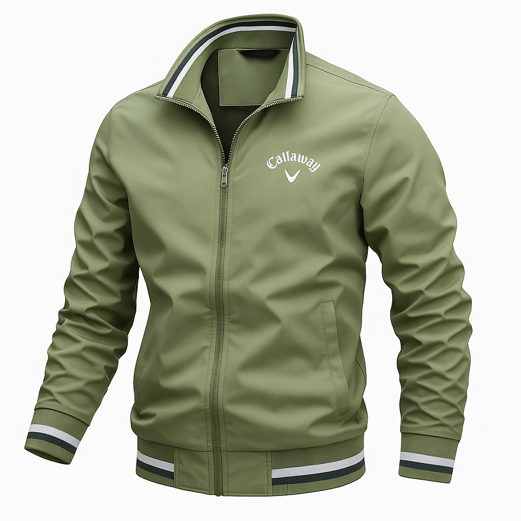 Nina | Homens Bomber Jacket Leve com Zíper