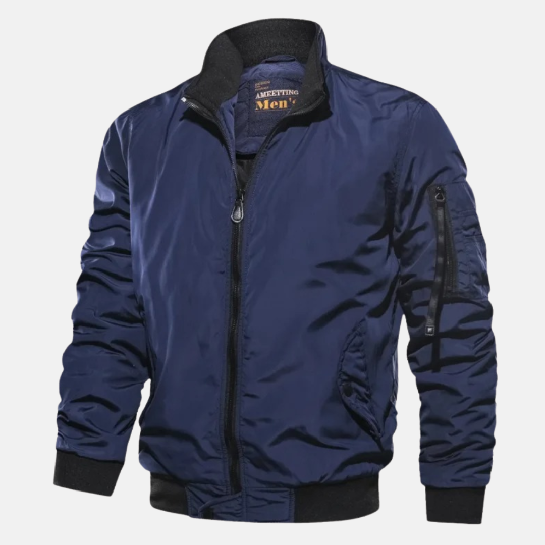 Romy | Homem Bomber Jacket Corta-Vento Zip